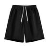 Dingfengbaoluo Summer Men's Straight-Leg Loose-Fit Sports Solid Color Casual Knee-Length Shorts