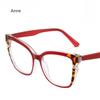 Women Vintage Glasses Stylish New Multi-color Rim Blue Light Blocking Decor Eyeglasses Trendy  Design Optical Frames