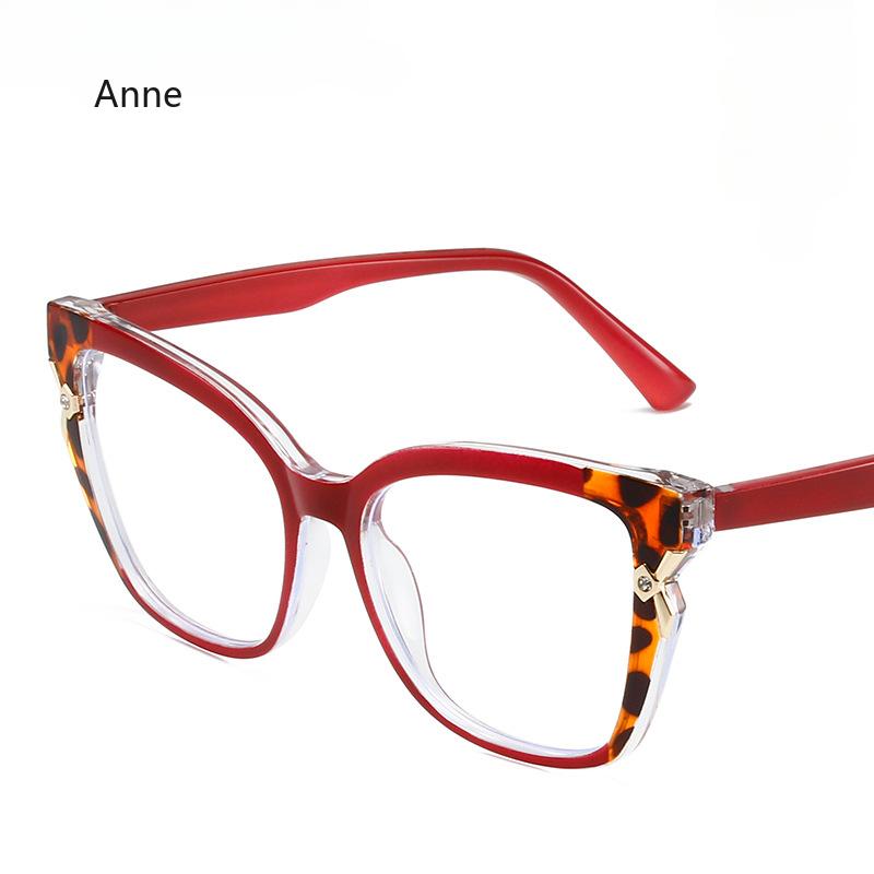 Women Vintage Glasses Stylish New Multi-color Rim Blue Light Blocking Decor Eyeglasses Trendy  Design Optical Frames