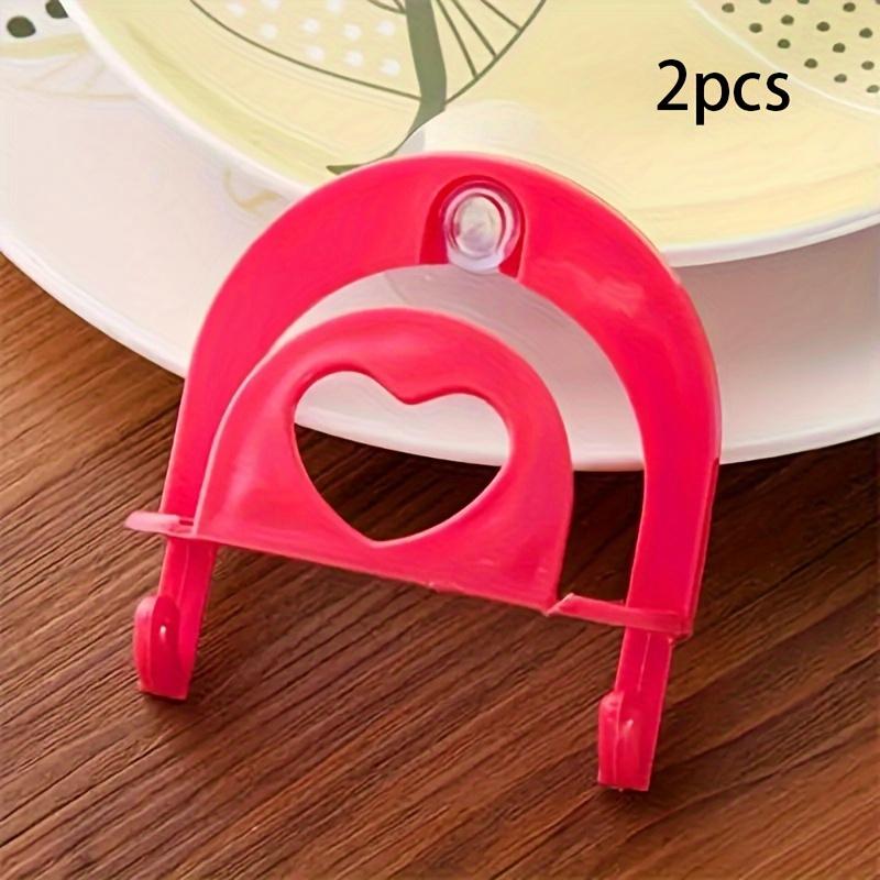 2pcs Plastic Dish Cloth & Sponge Holder with Suction Cup & Hooks - Kitchen Sink Organizer, Space-Saving Vertical Storage Rack