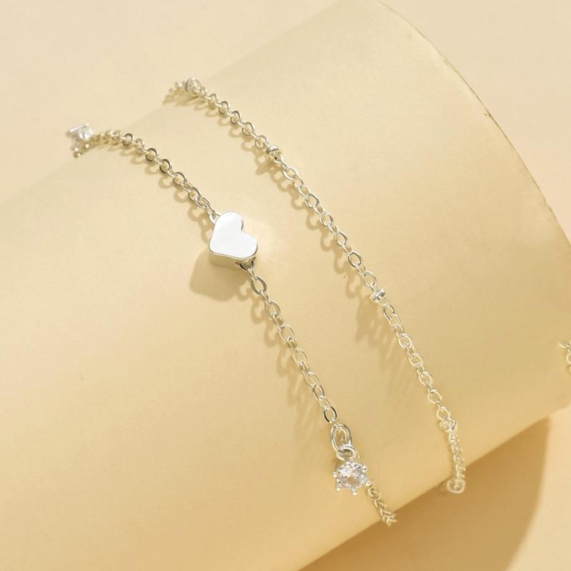 Comfortable Wear Adjustable Alloy Anklet for Women Featuring Layer Chains Butterfly Charm Beachwear Jewelry Gifts