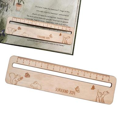 Reading Strips Wooden Reading Tracking Rulers Measuring Ruler For Children Students Teachers Text Guide Reading