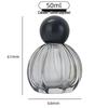 Transparent Glass Pumpkin Perfume Spray Bottle for Travel and Samples