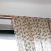 Curtain Finished Product Non-Punching Kitchen Blackout Half Curtain American Living Room Balcony Perforated Curtain Bay Window Short Curtain