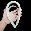 1M-10M White Solid Silicone Rubber Sealing Strip High Temperature Resistant Weatherstrip Square Rectangle 4x4 5x5 5x10 6x6 20x20