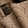 Shu Cotton Velvet Leather Sofa Cushion Winter Light Luxury High-end Plush Cushion Sofa Cover Cover Cloth