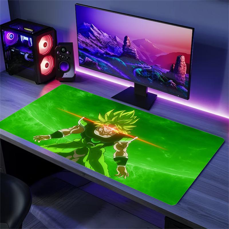 Dragon Ball Characters Print  Cushion Non-slip Laptop Tablet Big Mousepad XXL Mat Mini PC Playmat With Lock edge