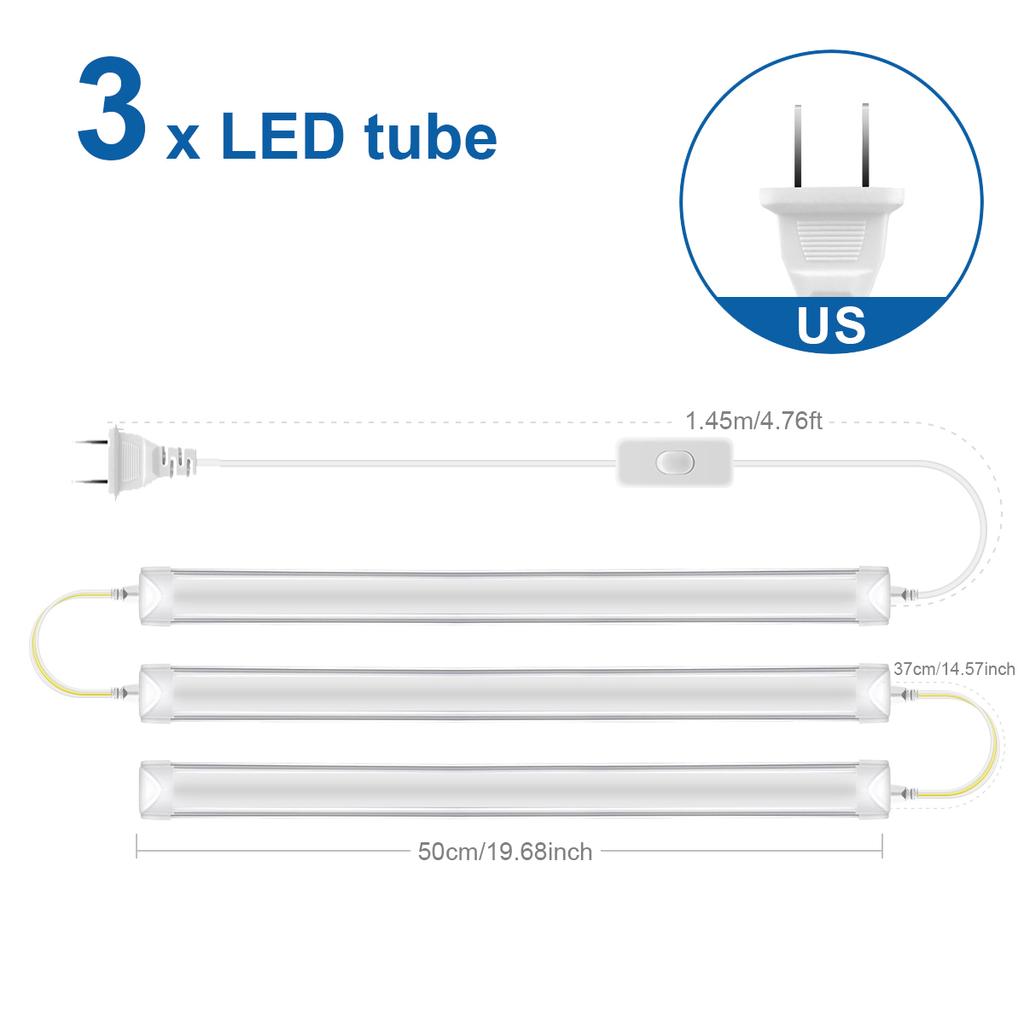 50CM Röhre LED T5 15W/ T8 25W LED Balkenlicht Ersetzt Leuchtstoffröhren Glühbirnen Schrank Küche Wandleuchte Beleuchtung -J