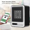 Fixed Bar  Scanner 1D QR 2D HandsFree Desktop Bar   Reader with USB Cable LED Light
