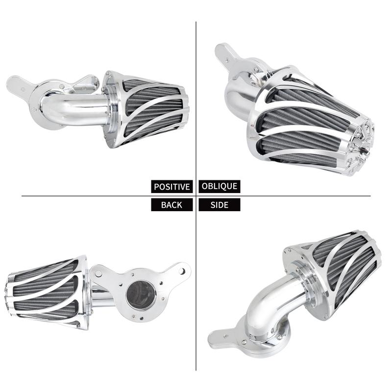 Motorcycle Air Cleaner CNC Intake Air Filter For Harley Softail Breakout Fat Boy FXLR FL Touring Glide Road King Sportster Dyna
