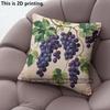 Vintage Grape Vine Watercolor Throw Pillow Covers Pattern Cushion Cover Suitable For Sofa Bedroom Car Pillow Cover