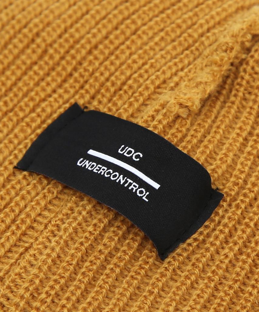 Eondeok Eonteulol Loose Fit Beanie Beanie / Long Tail / Box Logo / D Mustard