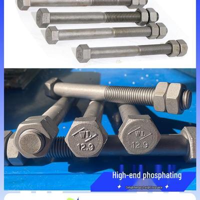 High-Strength 12.9 Grade Hexagon Excavator Bucket Pin Bolt Set
