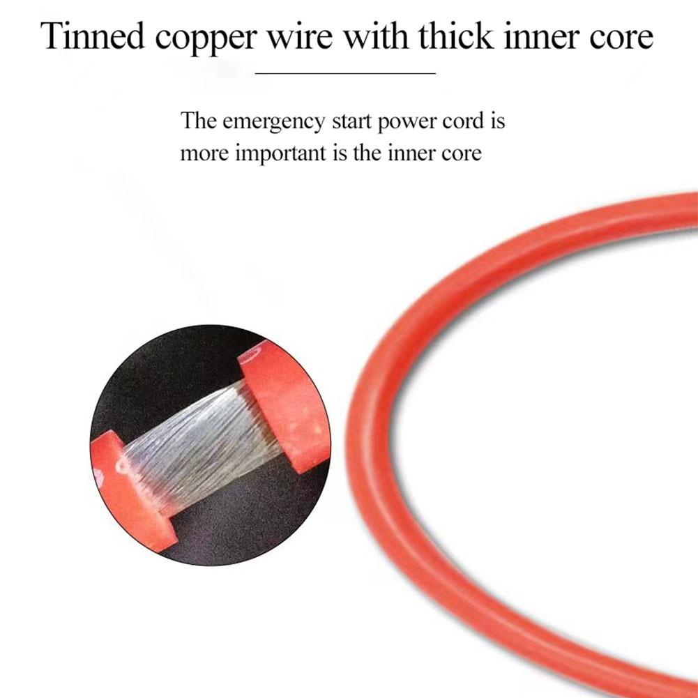 12V EC5 Crocodile Clip Connector Car Jumper Booster Cable Clip Emergency Car Battery Intelligent Alligator Clamps Red-Black Clip