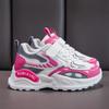 Fashion Girls Shoes Children Trainers New Luxury Cute Platform Kids Shoes Fashion Leather School Chunky Sneaker for Girls