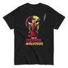 Deadpool Wolverine T Shirt Mens Marvel X-Men Movie New Tee Black