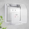 86 Type Transparent Self-Adhesive Waterproof Socket Cover for Bathroom Switches