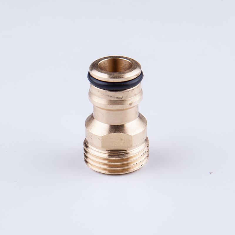 All-Copper 1/2" External Thread Nipple Connector for Car Wash