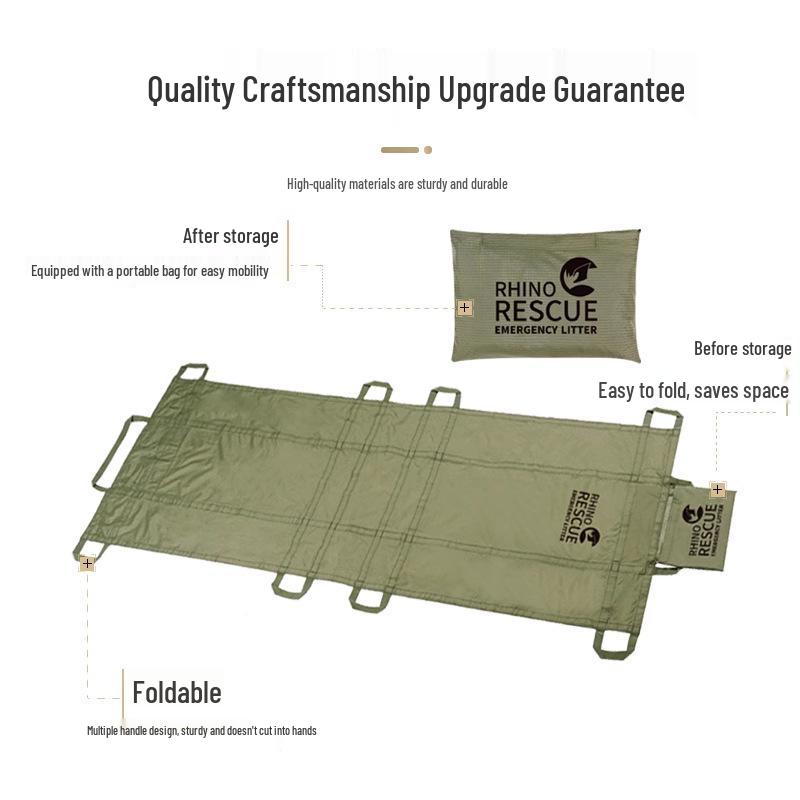 Foldable Waterproof Tear-Resistant Emergency Kit with Built-in Supplies