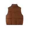 Women's Fashionable Short Suede Reversible Retro Down Cotton Vest