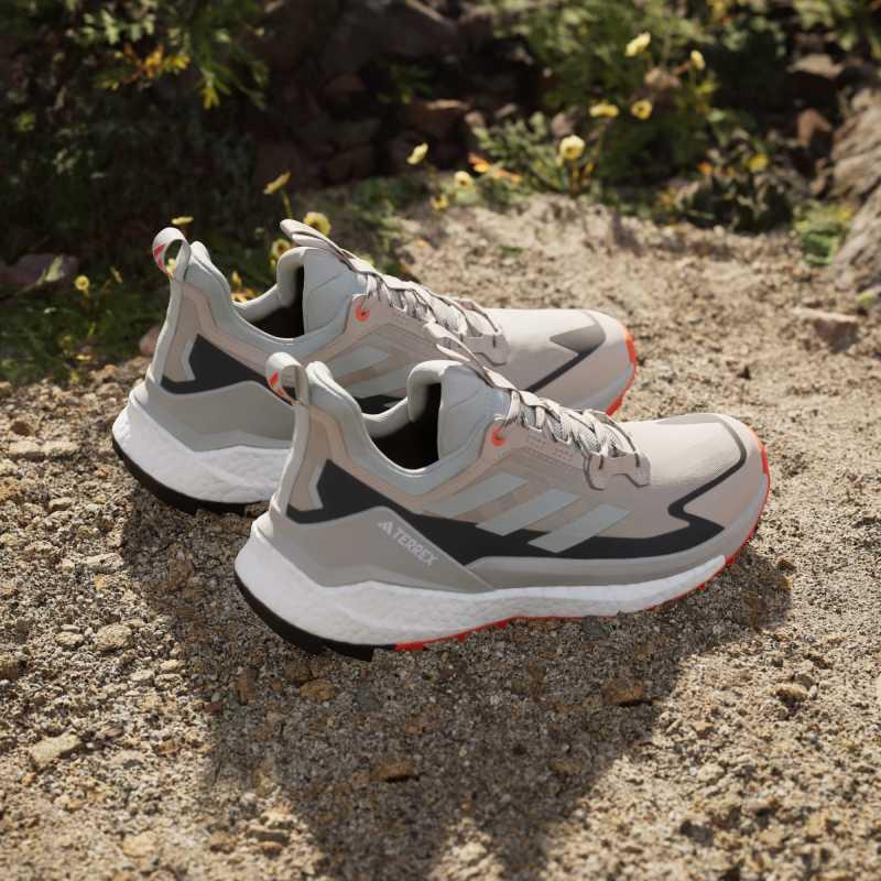 Adidas Terrex Free Hiker 2.0 Low Wonder Beige Core Black Semi Impact Orange Women's Sneakers IE5121