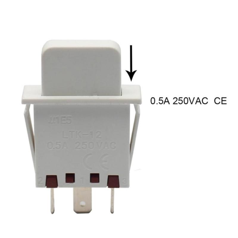 Normally Closed Refrigerator Door Light Switches Compact Push Button Switches for Appliance Door Light Control Systems