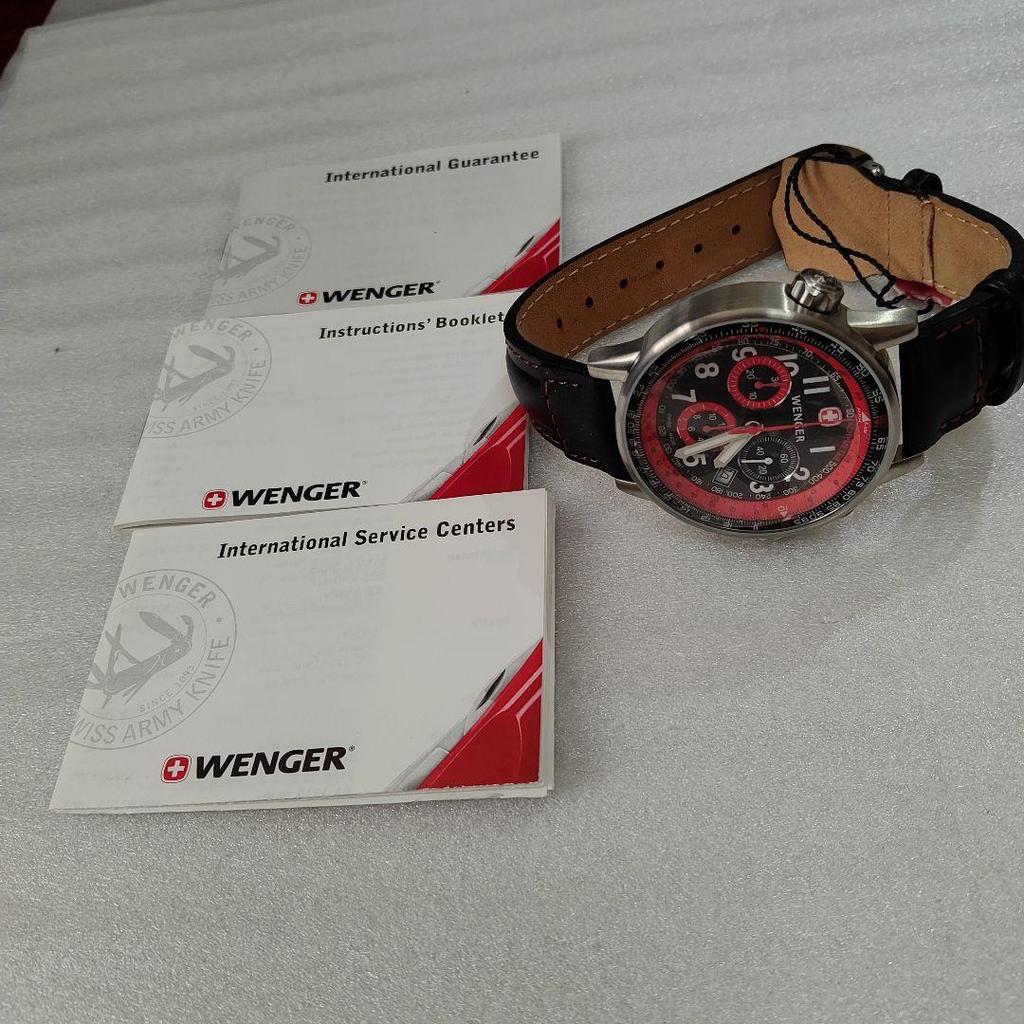 Used Wenger Chronograph Watch 100m Water Resistant