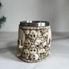 Resin Crafts Simulation Skull Mug Beer Mug Creative Gift Ornament Storage Bucket