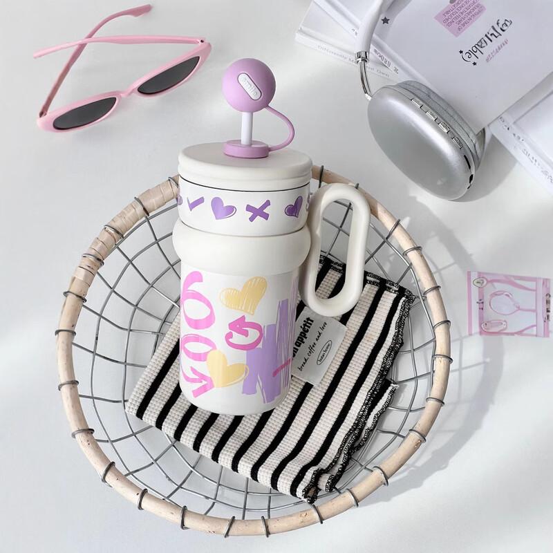 OLOEY 316 Stainless Steel Insulated Tumbler with Straw