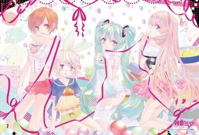 300-elementowa układanka Hatsune Miku Sugar Sweet Ribbon Magical Piece Jigsaw (26x38cm)