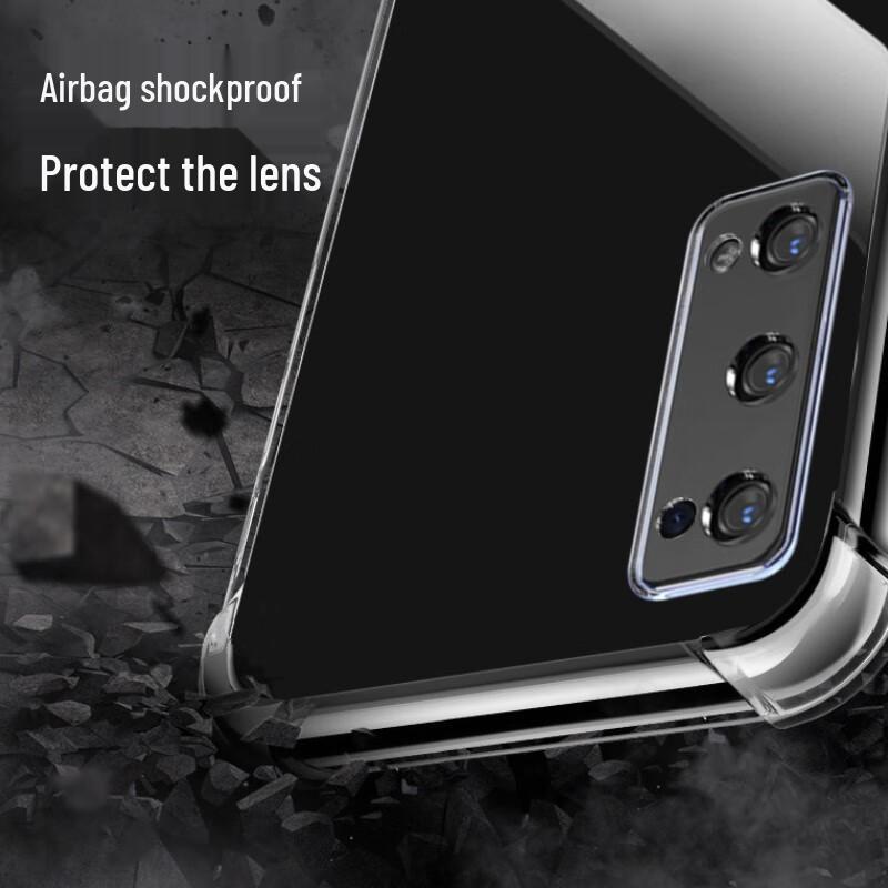 MAIKUQI Průhledné TPU pouzdro proti pádu pro řadu OPPO Reno