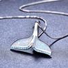 Wish European and American marine life fishtail pendant women's small fresh simple personality collarbone chain