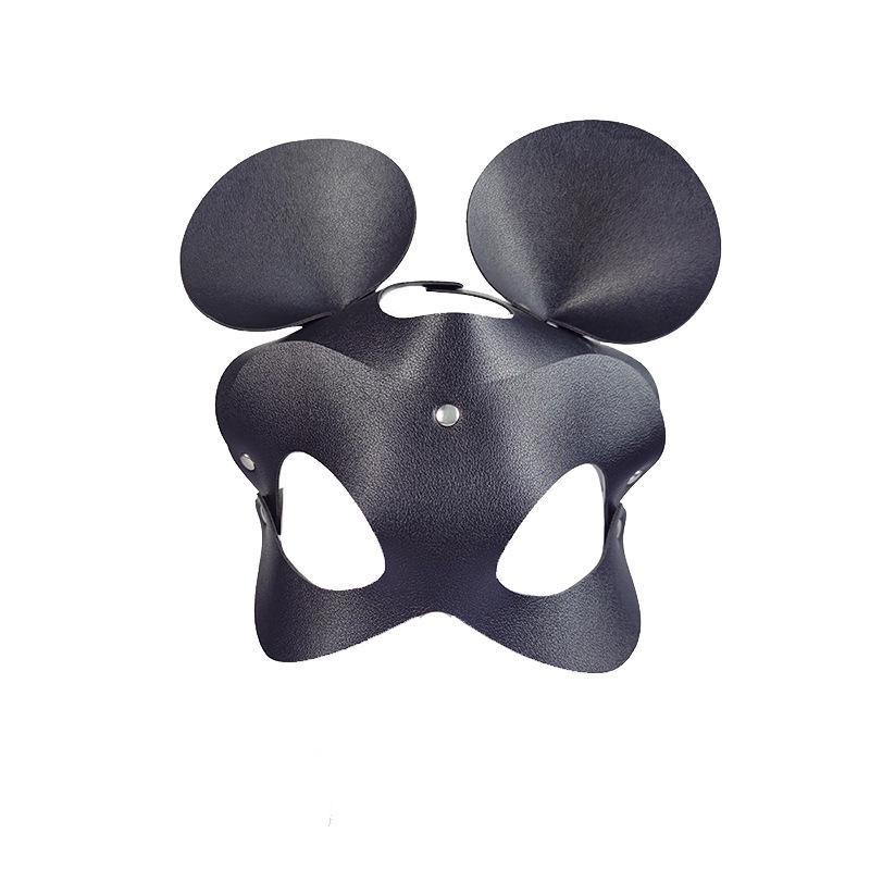 SM Erotic Bunny Fox Mouse Cosplay Masquerade Mask Props for Couples