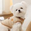 Pet Vest Puppy Dog Cute Wind Bear Can Be Towed Teddy Bear Small Puppy Autumn Kitten Winter Vest