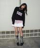 RONRON Dot Logo Sweatshirt Black