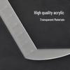 Transparent Eyebrow Microblading Symmetry Ruler: Shape & Positioning Tool