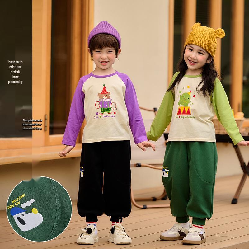 Mianhuatang Boys' Versatile Spring/Fall Sweatpants - Toddler and Children's Casual Sports Pants