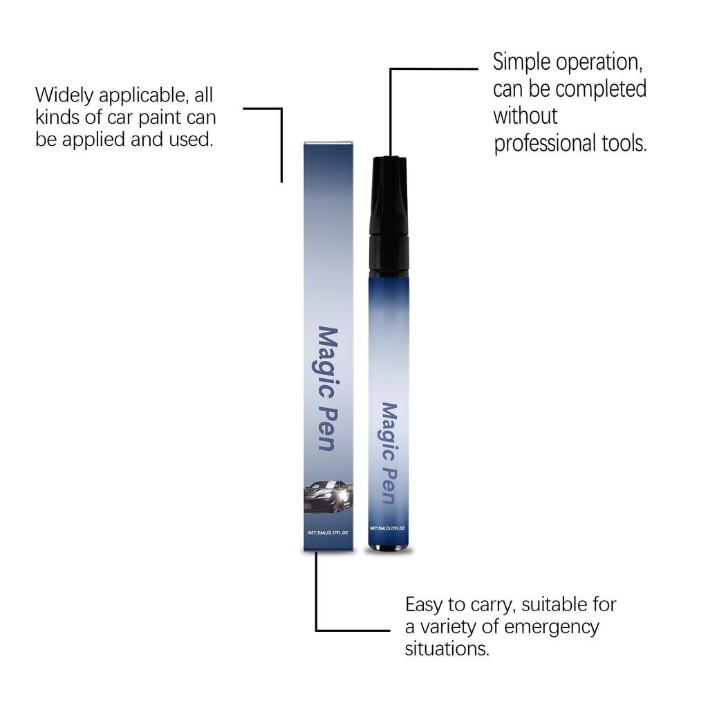 Car Touch-up Pen With Towel Car Paint Scratch Two-in-one Car Pen Convenient 5ml