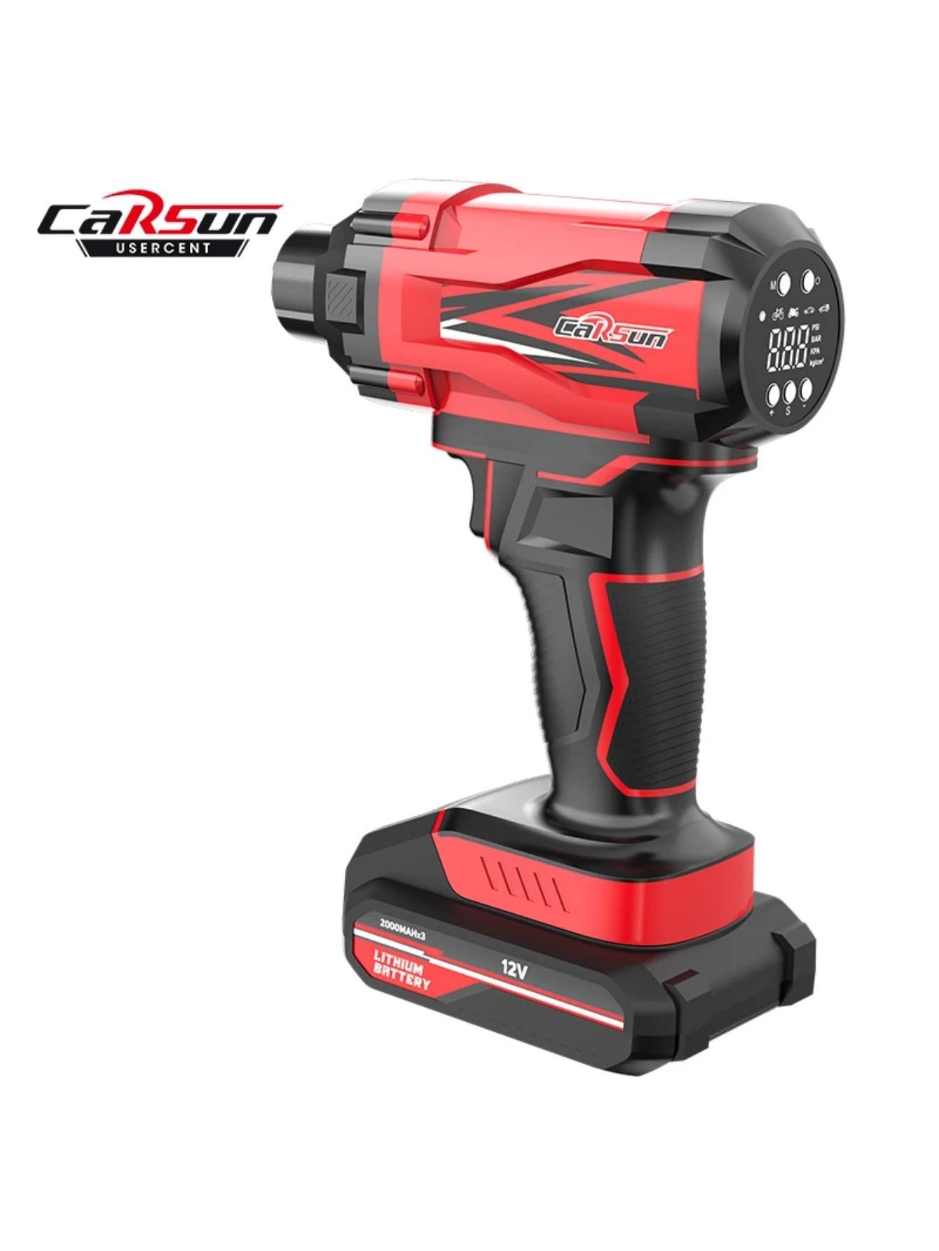 

Carsun Автомобильный воздушный насос беспроводной надувной насос портативный ручной перезаряжаемый воздушный компрессор цифровой автомобильный автоматический накачиватель шин