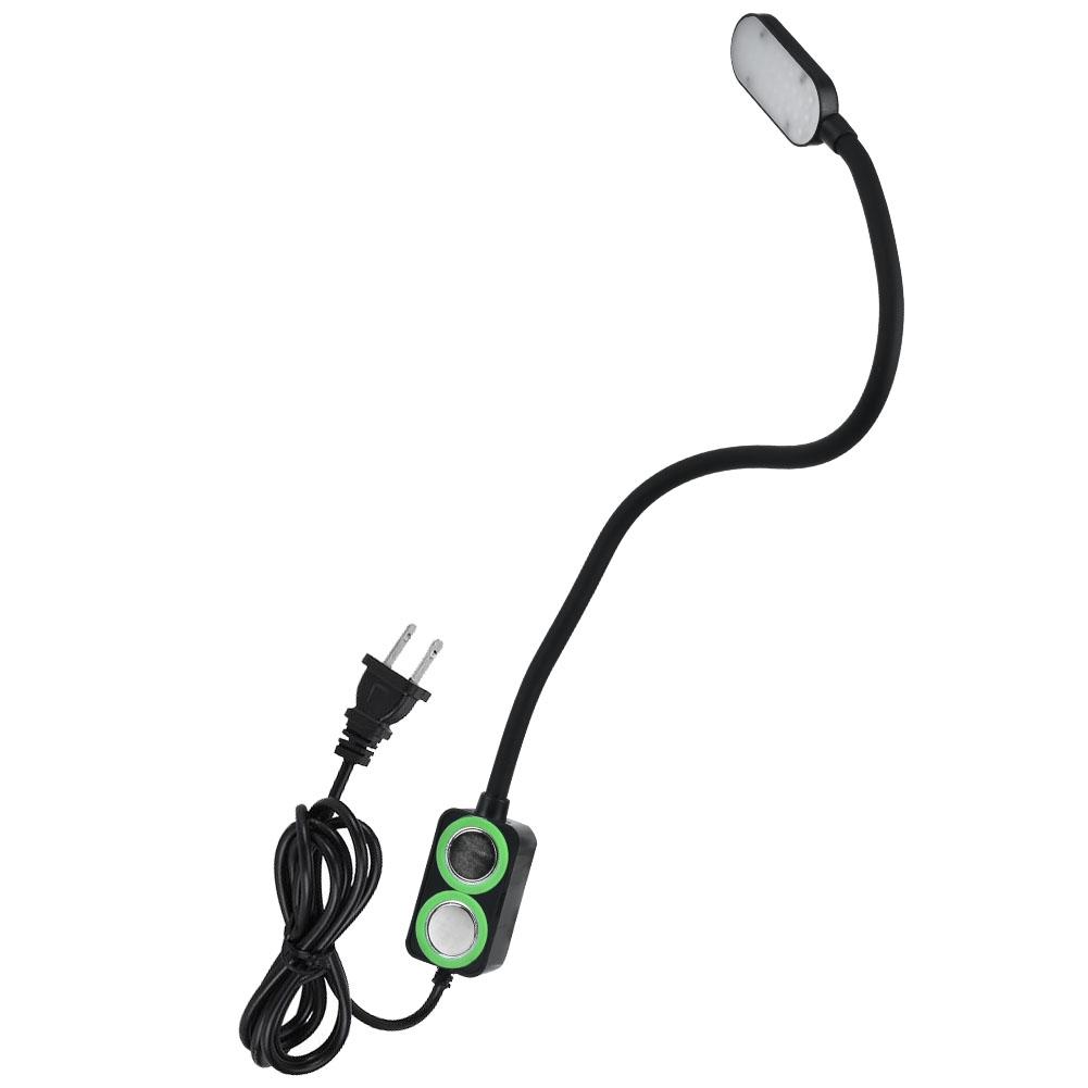 

Яркая лампа для швейной машины с 3 уровнями регулировки касанием, лампа на гибкой ножке (черный )