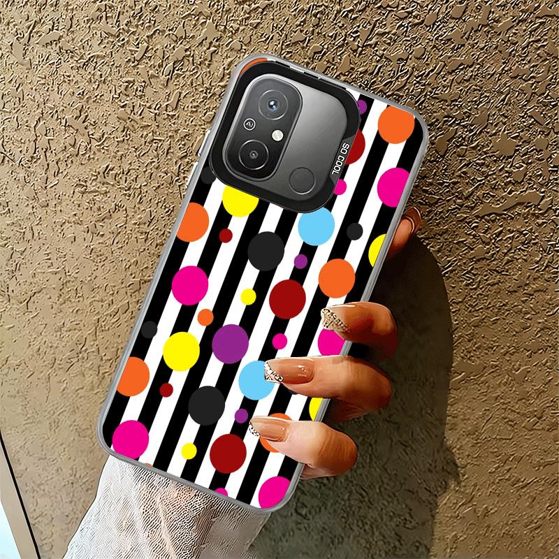 Polka Dots Art Fashion Desgin Shockproof Phone Case for Xiaomi Poco X7 X6 X5 X3 Pro F7 Ultra M8 Redmi 15C 15 14C 13C 12C 10C 13