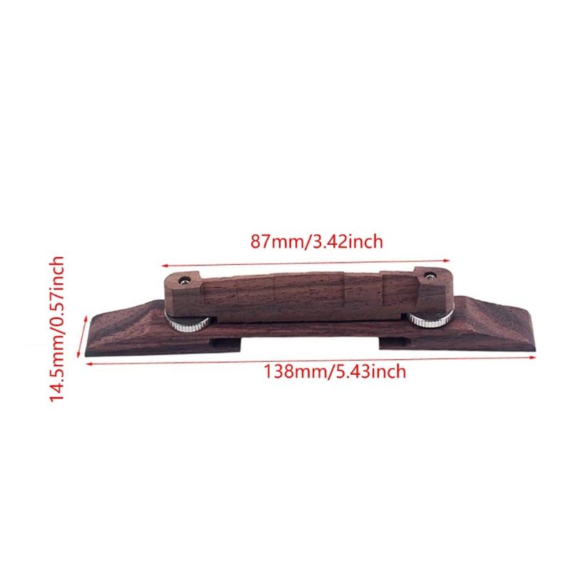 Classical Guitar Saddles Guitar Bass Bridge Rosewood Mandolin Bridge 6 String Wood Guitar Bridge Acoustic Guitar Bridge