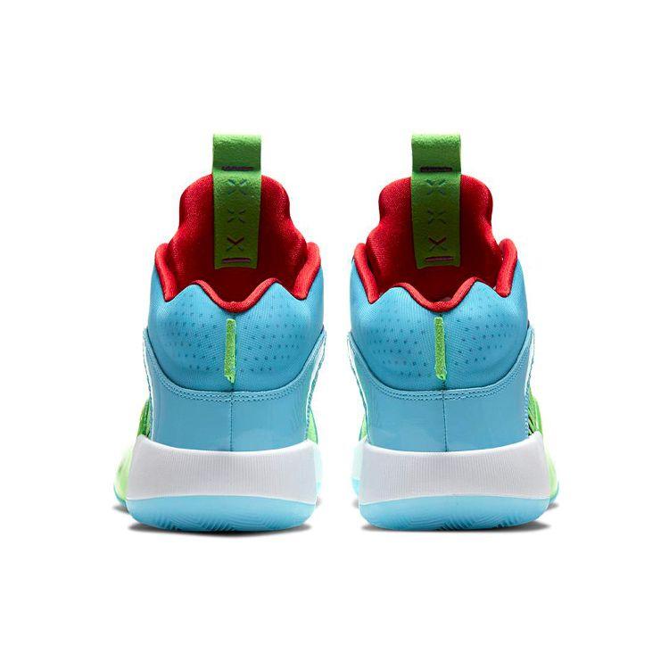 Jayson Tatum X Air Jordan 35 PF Greatest Gift Men Sneakers Blue Blue-Fury Green-Spark DD3667-400