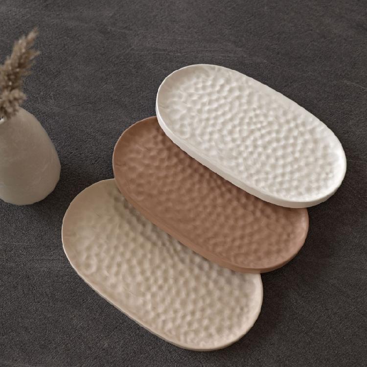 Silicone Crafting Mold Oval Shape Trays Moulds Jewelry Making Tool Artistic Tray Molds Suitable for Home and Parties