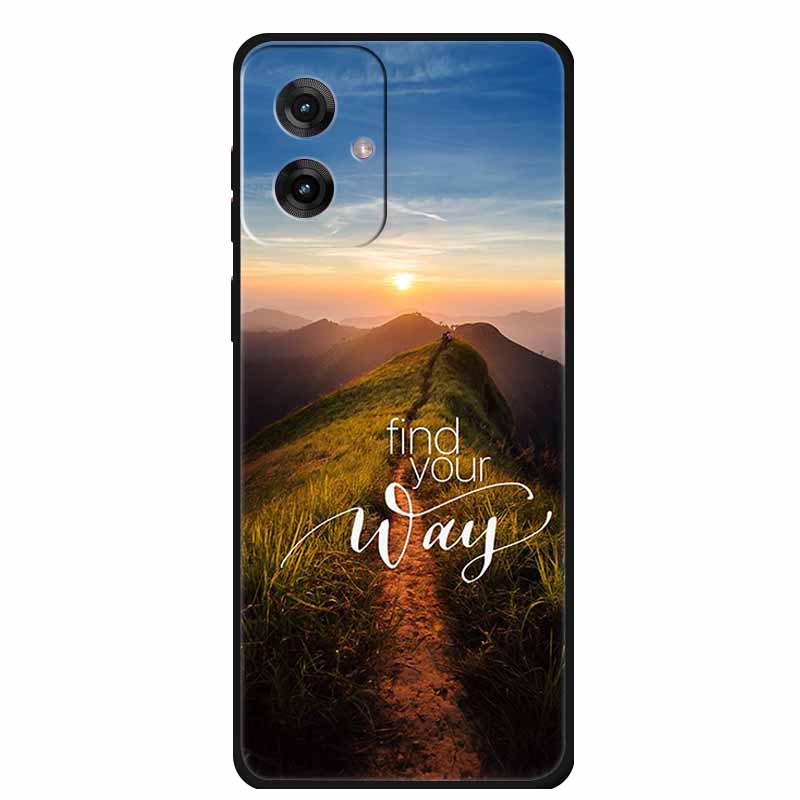 Etui do Motorola Moto G55 5G Luksusowe Miękkie Silikonowe TPU Tylna Osłona Etui na Telefon dla MotoG55 Ochronne Odporne na Wstrząsy Kolorowe Fundas