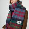 RAVEROUS Soft Brushed Check Muffler_Green