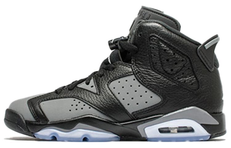 Jordan 6 Retro Black Cool Grey GS 384665-010 38