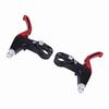 1 Paar Aluminiumlegierung Mountainbike   Fahrrad Bremshebel (rot)