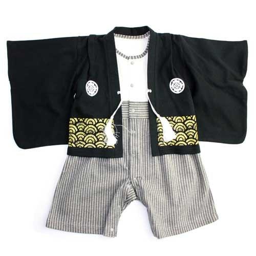 

[Crested All] Комбинезон с гербами с хаори (90см)