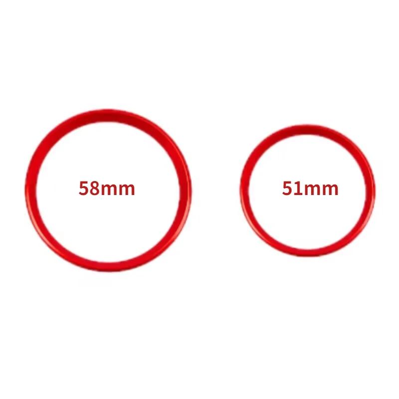 For Mercedes Benz GLE CLA GLA W213 W246 W205 C117 Ratt Senterring-klistremerke Bil Panel Trim Cover Dekoration Accessories